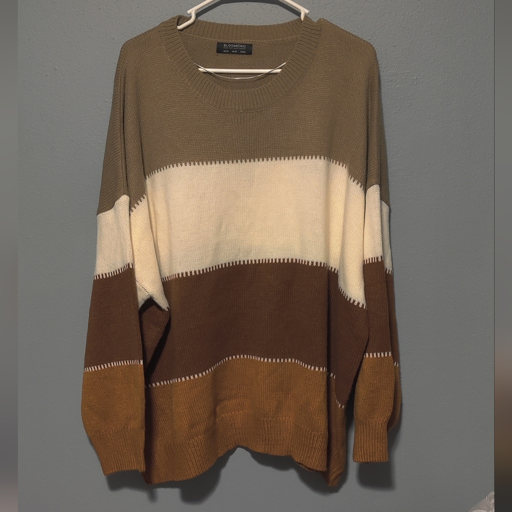 Women's colorblock sweater